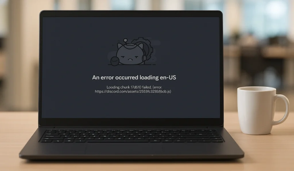 What is the An Error Occurred Loading en-us Error on Discord