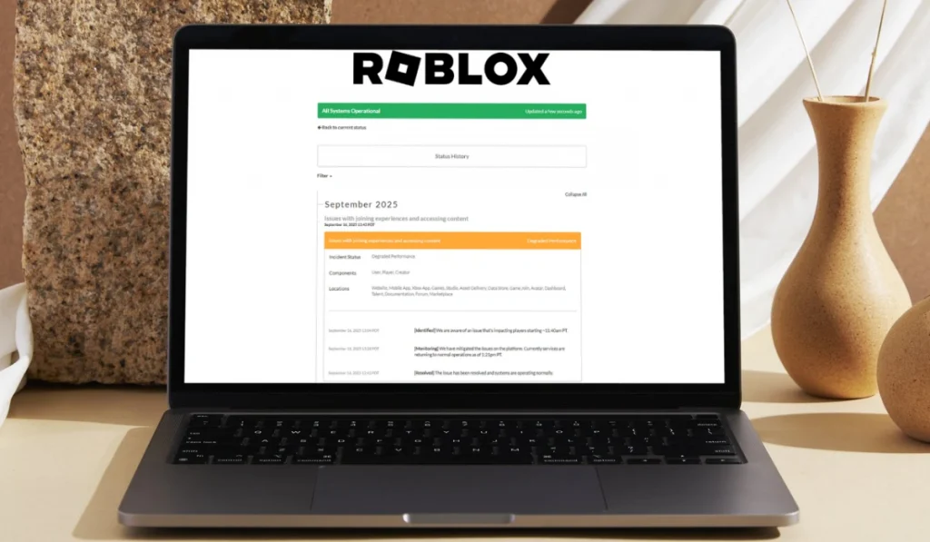Check Roblox Server Status