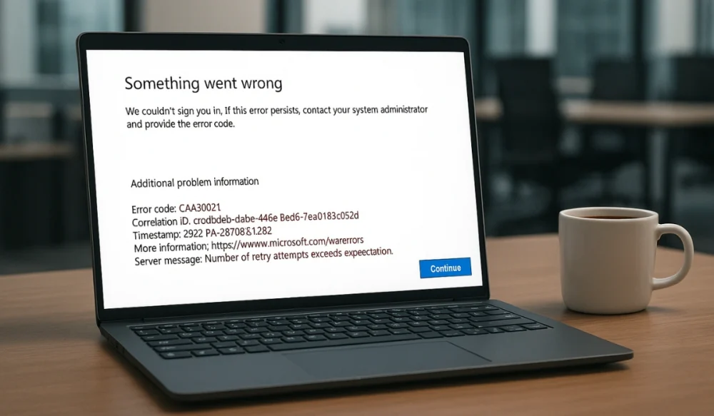 How to Fix CAA50021 Error Code in Microsoft 365 Apps?