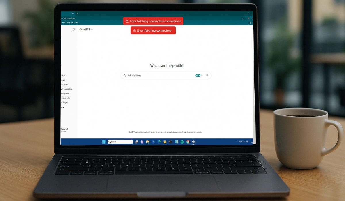 How to Fix “Error Fetching Connectors Connections” in ChatGPT