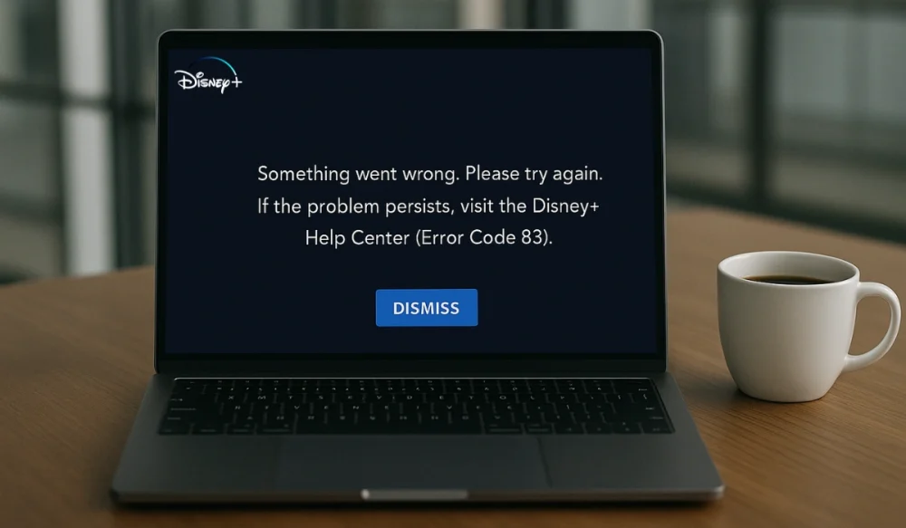 How to Fix Disney Plus Error Code 83