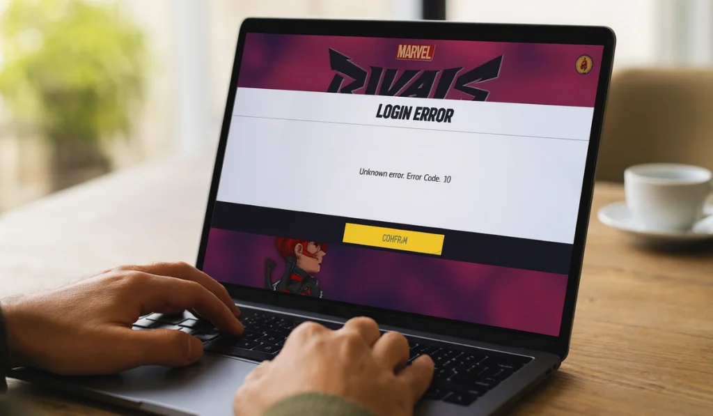 What is Marvel Rivals Error Code 10
