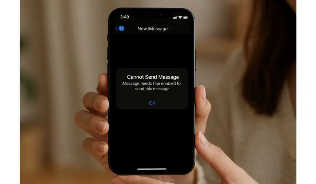 What is the “iMessage Needs to Be Enabled” Error