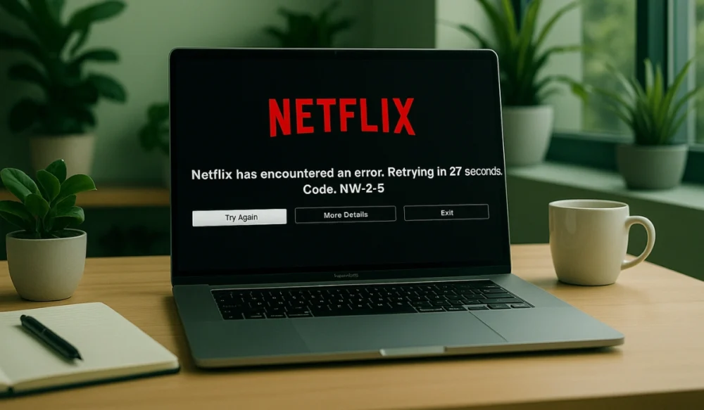How to Fix Netflix Error Code NW-2-5