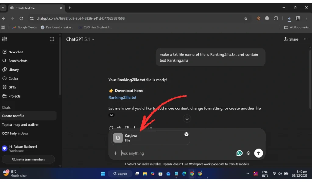 Upload a Smaller Test File