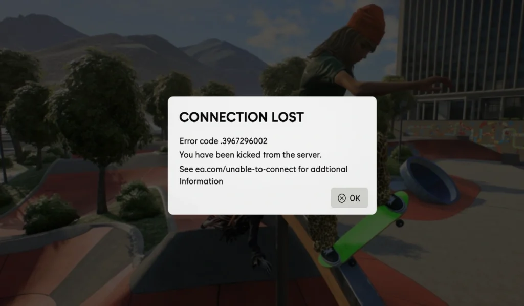 What Is Skate Error Code 3967269002