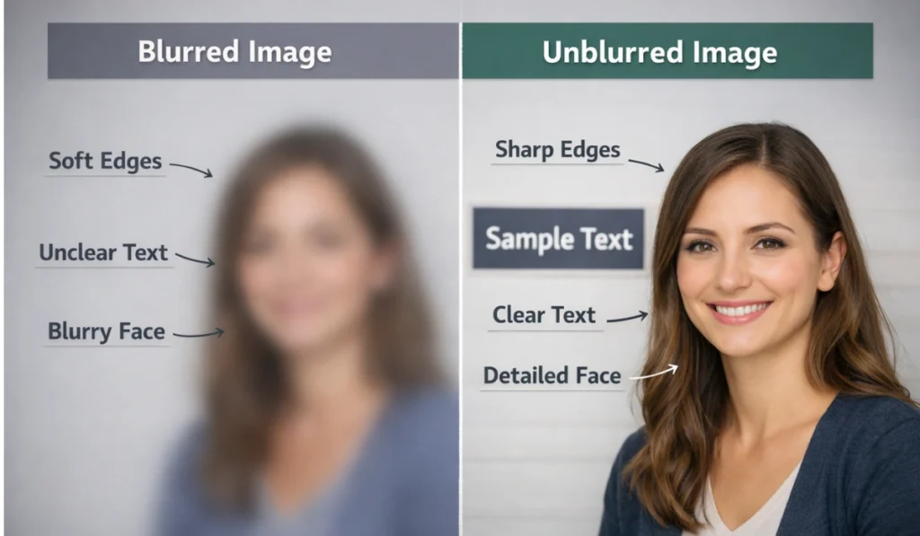 What Does “Unblur Image” Mean